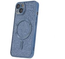 C.P.A. silikonové TPU pouzdro Mag Glitter Chrome pro iPhone 14 Plus, modrá_1170038697