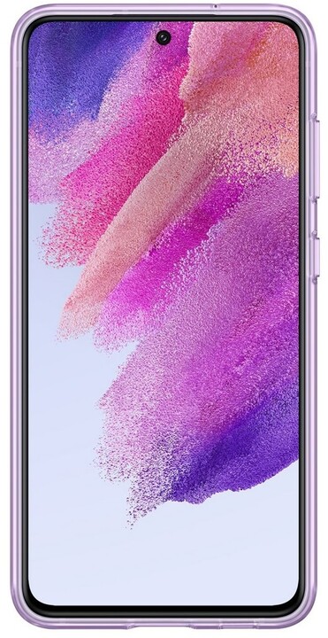 Samsung poloprůhledný zadní kryt s poutkem pro Galaxy S21 FE, fialová_684012951