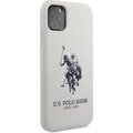 U.S. Polo silikonový kryt Big Horse pro iPhone 11 Pro, bílá_2094661863