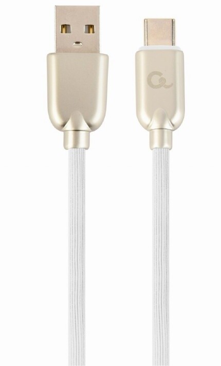 Gembird kabel CABLEXPERT USB-A - USB-C, M/M, PREMIUM QUALITY, pogumovaný,1m, bílá_939578656