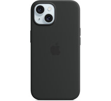 Apple Silikonový kryt s MagSafe pro iPhone 15, černá MT0J3ZM/A