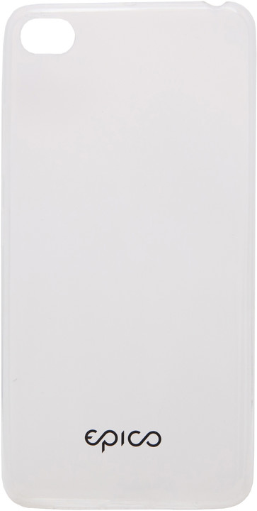 EPICO pružný plastový kryt pro Lenovo S90 RONNY GLOSS - čirá bílá_1454159813