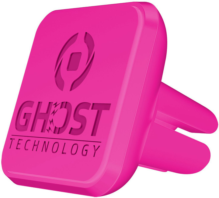CELLY GHOSTVENT univerzální magnetický držák do ventilace pro mobilní telefony, růžový_1134141994