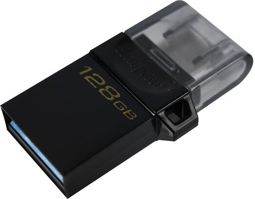 Kingston DataTraveler microDuo 3 G2 - 128GB, černá_1861457890