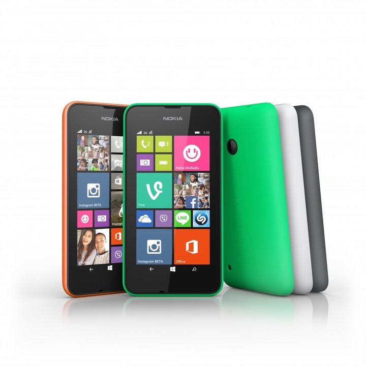 Nokia Lumia 530, černá_2083112572