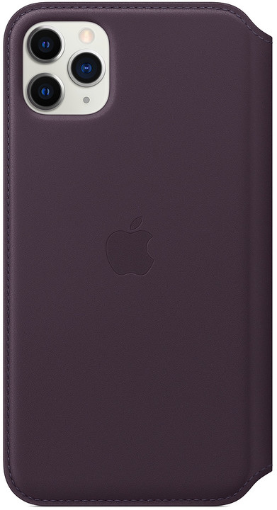 Apple kožené pouzdro Folio na iPhone 11 Pro Max, lilková_458371029