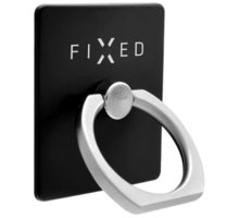 FIXED Ring prstýnek se stojánkem a držákem pro mobilní telefony, černý_741289621