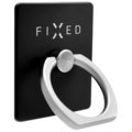 FIXED Ring prstýnek se stojánkem a držákem pro mobilní telefony, černý