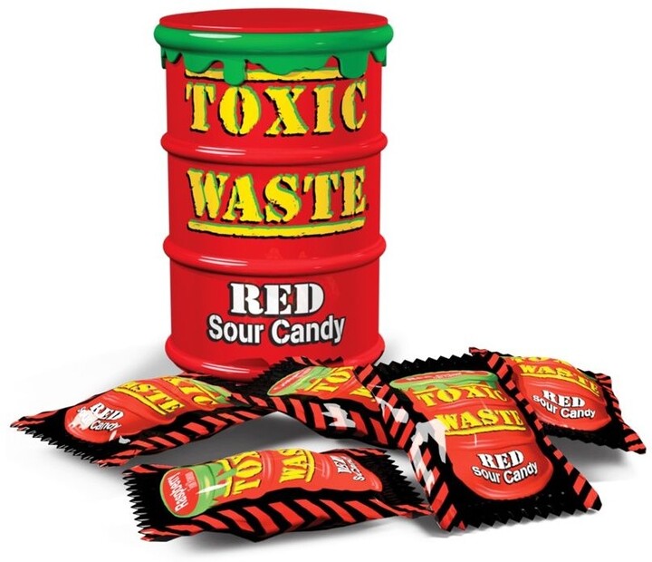 Toxic Waste Red Drum Extreme Sour Candy 42 g_2131029080