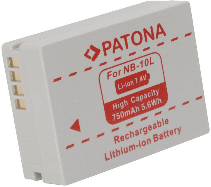 Patona baterie pro Canon, NB10l 750mAh_1863498495