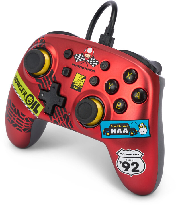 PowerA Nano Wired Controller, Mario Kart: Racer Red (SWITCH)_322576989