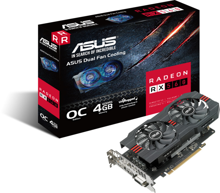 ASUS Radeon RX560-O4G, 4GB GDDR5_1156374094