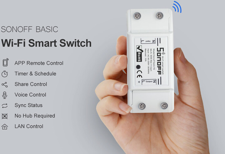 Sonoff Basic R2 (NEW) Chytrý vypínač WiFi_478015871