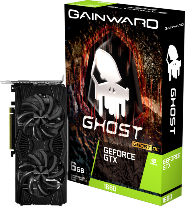 Gainward GeForce GTX 1660 Ghost OC, 6GB GDDR5_912624424