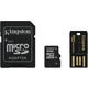 Kingston Micro SDHC 16GB Class 10 + SD adaptér + USB čtečka