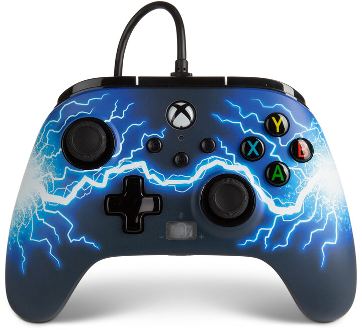 PowerA Enhanced Wired Controller, Arc Lightning (PC, Xbox Series, Xbox ONE)_1056755054