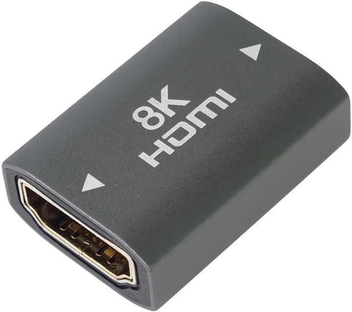 PremiumCord adaptér / spojka HDMI A - HDMI A, Female/Female, 8K@60Hz, kovová_826913188
