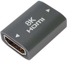PremiumCord adaptér / spojka HDMI A - HDMI A, Female/Female, 8K@60Hz, kovová kphdma-36