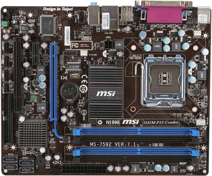 MSI G41M-P33 Combo, Bulk - Intel G41_1628432809