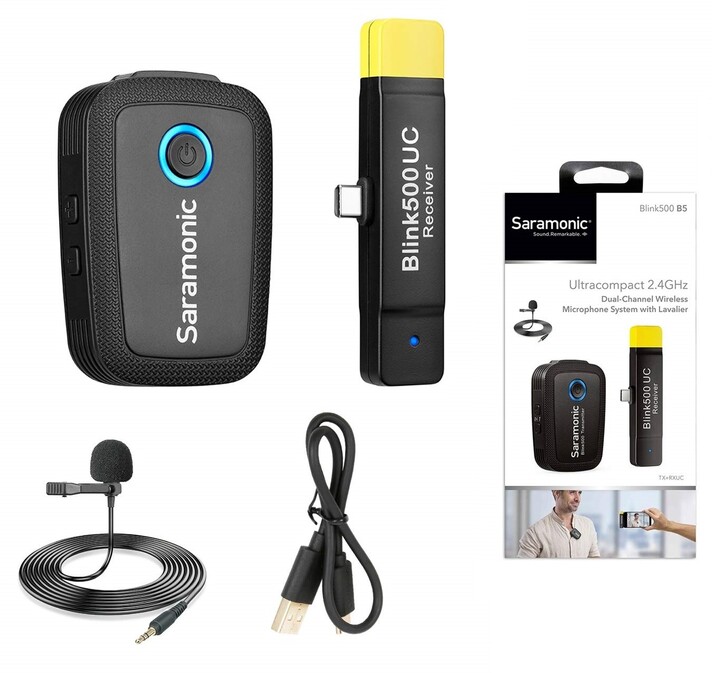 Saramonic Blink 500 B5 (TX+RX UC) - USB-C, mikrofon s přijímačem_2142934908