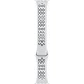 Apple řemínek pro Watch Series 5, 40mm sportovní Nike - S/M a M/L, platinová/černá_1801130140
