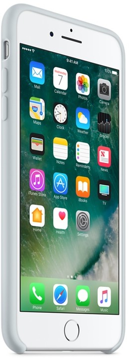 Apple iPhone 7 Plus/8 Plus Silicone Case, mlhavě modrá_2083574561