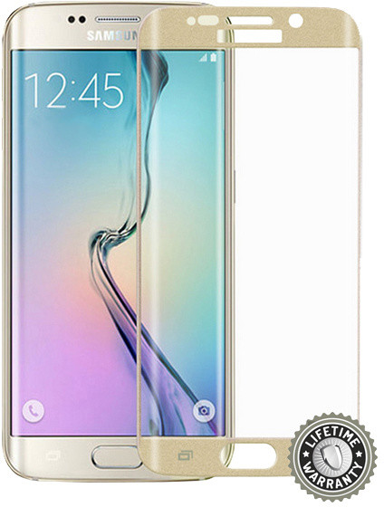 Screenshield ochrana displeje Tempered Glass pro Samsung Galaxy S6 Edge+ (SM-G928F), zlatá_1187975168
