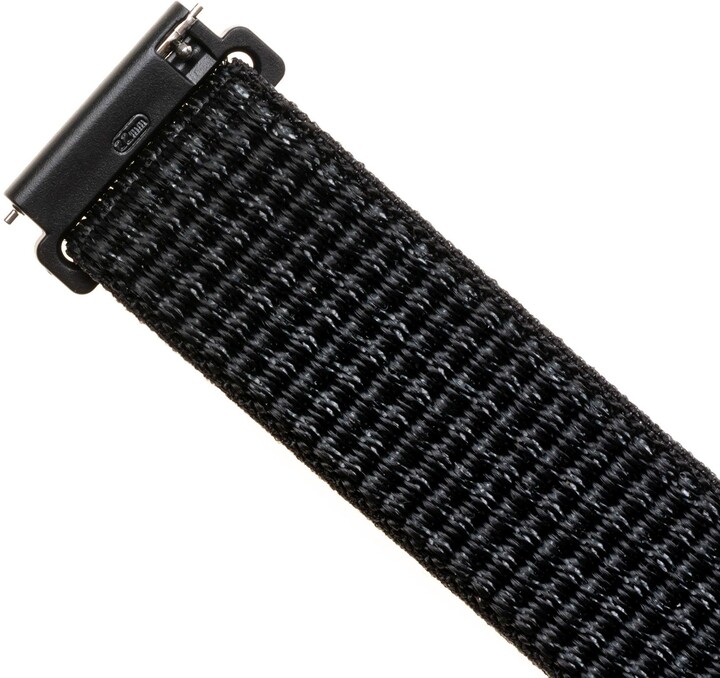 FIXED nylonový řemínek s Quick Release 20mm pro smartwatch, černá_1614007979