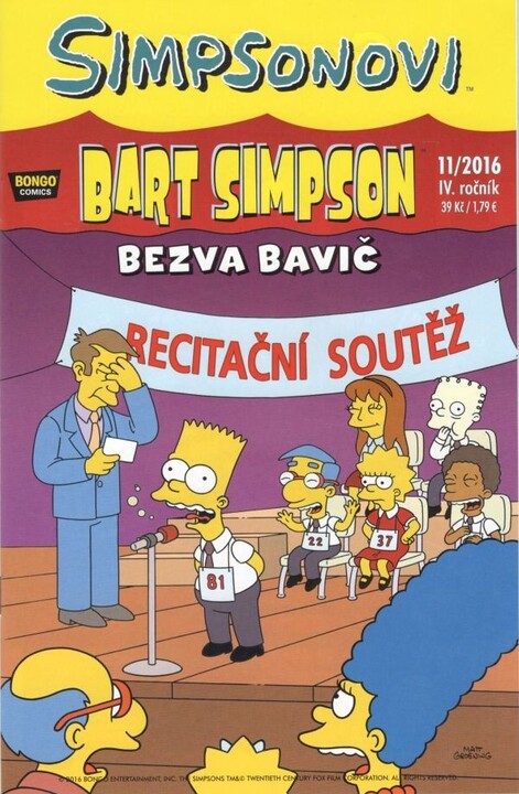 Komiks Bart Simpson: Bezva bavič, 11/2016