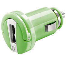 CellularLine mini autonabíječka s USB, 1A, zelená_2133475045