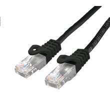 C-TECH kabel patchcord Cat6, UTP, 1m, černá CB-PP6-1BK