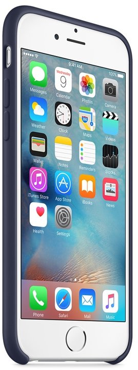 Apple iPhone 6 / 6s Silicone Case, tmavě modrá_1318326220