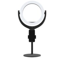 Devia selfie stojan se světelným prstencem 8” (20,32 cm), univerzální, černá Poukaz 200 Kč na nákup na Mall.cz + O2 TV HBO a Sport Pack na dva měsíce