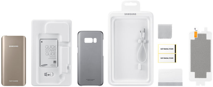 Samsung Kit (Battery Pack+ClearCover) pro S8 Black_490105413
