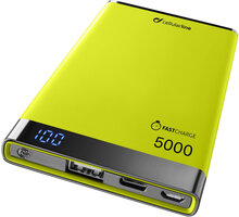 CellularLine powerbanka FREEPOWER MANTA S 5000mAh, USB-C + USB port, žlutá_542376309