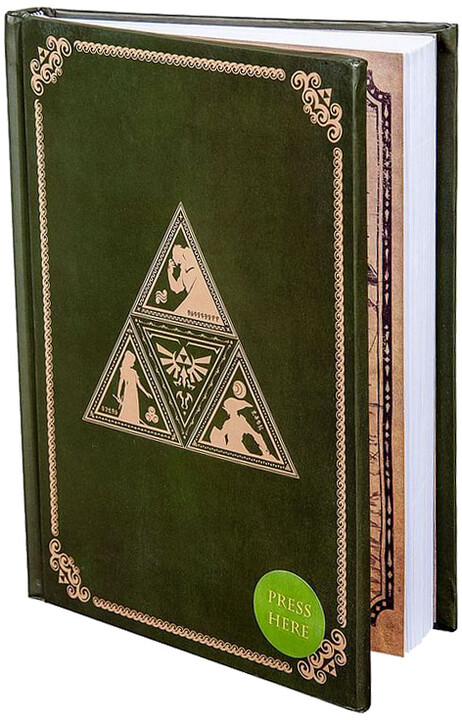 Zápisník Nintendo - Legend of Zelda, svítící (A5)_1076305223