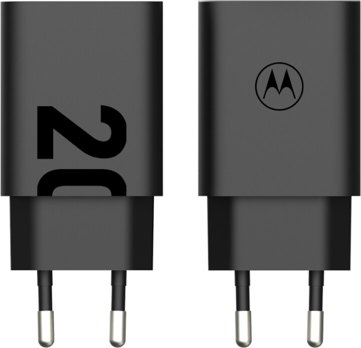 Motorola kabel TurboPower USB-A - USB-C, 20W, 1m, černá_1441042217