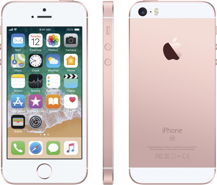 Apple iPhone SE 128GB, růžová/zlatá_875973449
