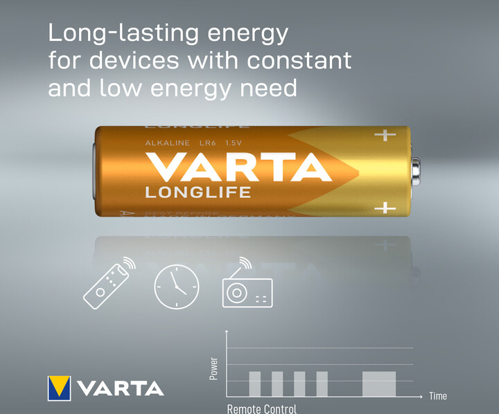 VARTA baterie Longlife AA, 10ks (Double Blister)_1121765128