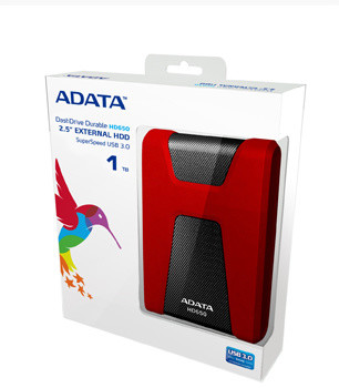 ADATA HD650, USB3.1 - 1TB, červená_792413918