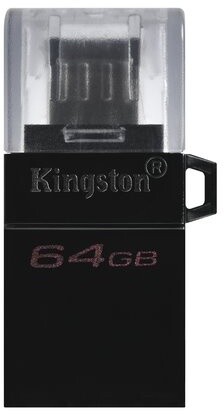 Kingston DataTraveler microDuo 3 G2 - 64GB, černá_92206716