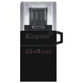 Kingston DataTraveler microDuo 3 G2 - 64GB, černá_92206716