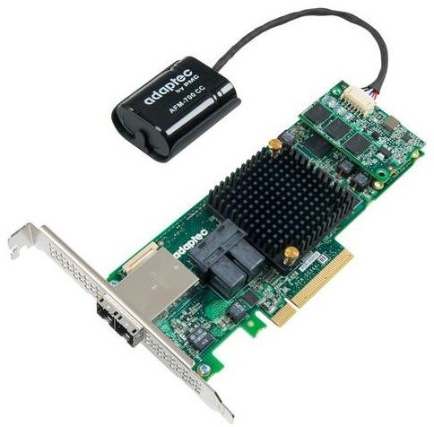 Microsemi Adaptec RAID 8885Q Single SAS/SATA 16 portů (8x int., 8x ext.), x8 PCIe
