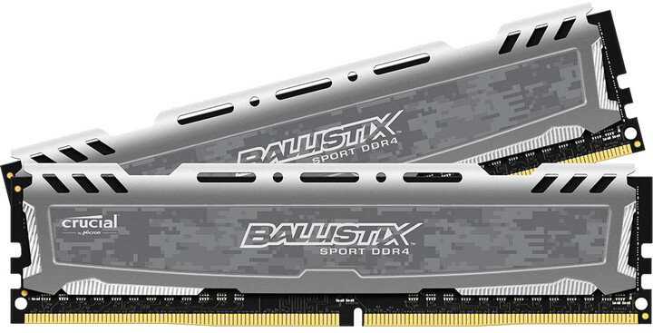 Crucial Ballistix Sport LT Grey 32GB (2x16GB) DDR4 2400_1456946172