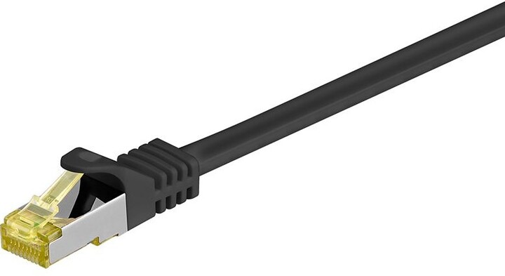 MicroConnect patch kabel S/FTP, RJ45, Cat7, 2m, černá_1581121131