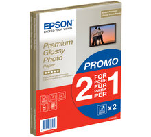 Epson Foto papír Premium Glossy, A4, 2x15 ks, 255g/m2, lesklý C13S042169