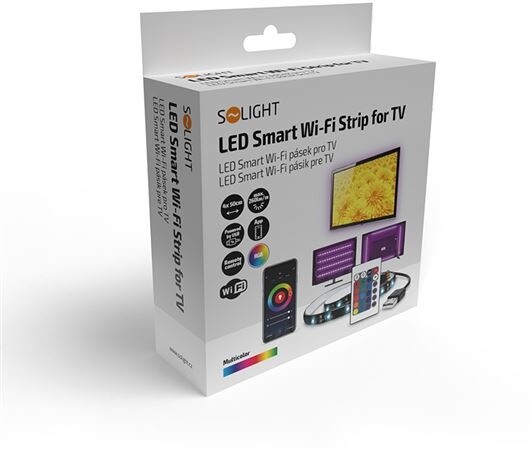 Solight LED WIFI smart RGB pásek pro TV, 4x50cm, USB_2134977783