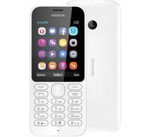 Nokia 222 Dual SIM, bílá_766606636