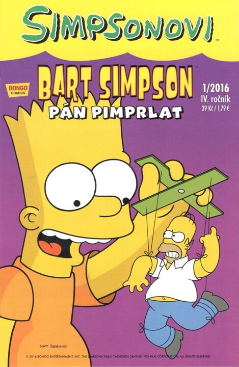 Komiks Bart Simpson: Pán pimprlat, 1/2016_302040051