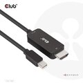 Club3D kabel miniDP 1.4 na HDMI, 4K120Hz nebo 8K60Hz HDR10+, M/M, 1.8m_1245960189